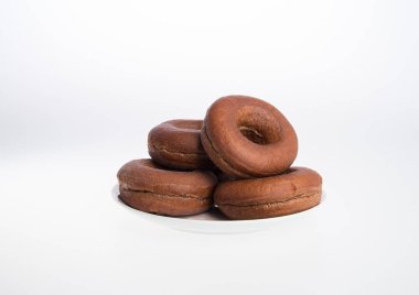 çörek veya bir arka plan üzerinde taze çörek.