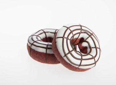 çörek veya bir arka plan üzerinde taze çörek.