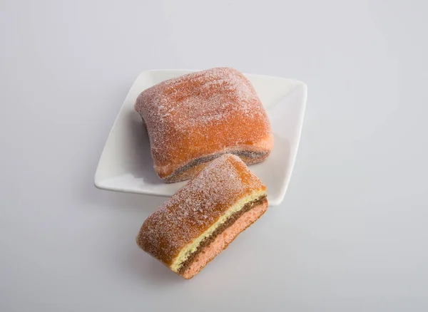 Пончик або цукровий пончик на фоні . — стокове фото