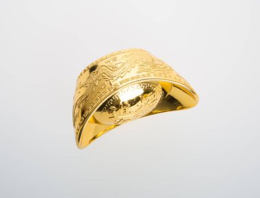 Altın veya Çin Altın külçe demek sembolleri zenginlik ve refah