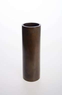 Vazo ya da modern tarzı ev dekorasyonu için iyi tasarlanmış ahşap vazo