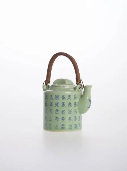 Tea pot or ceramic teapot on background. — Stock Photo, Image