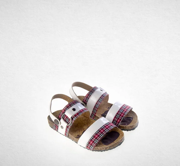 Shoe or beautiful little girl shoes on a background. — Stock Photo, Image