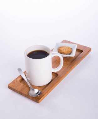 kahve veya kahve ile arka plan çerezleri.