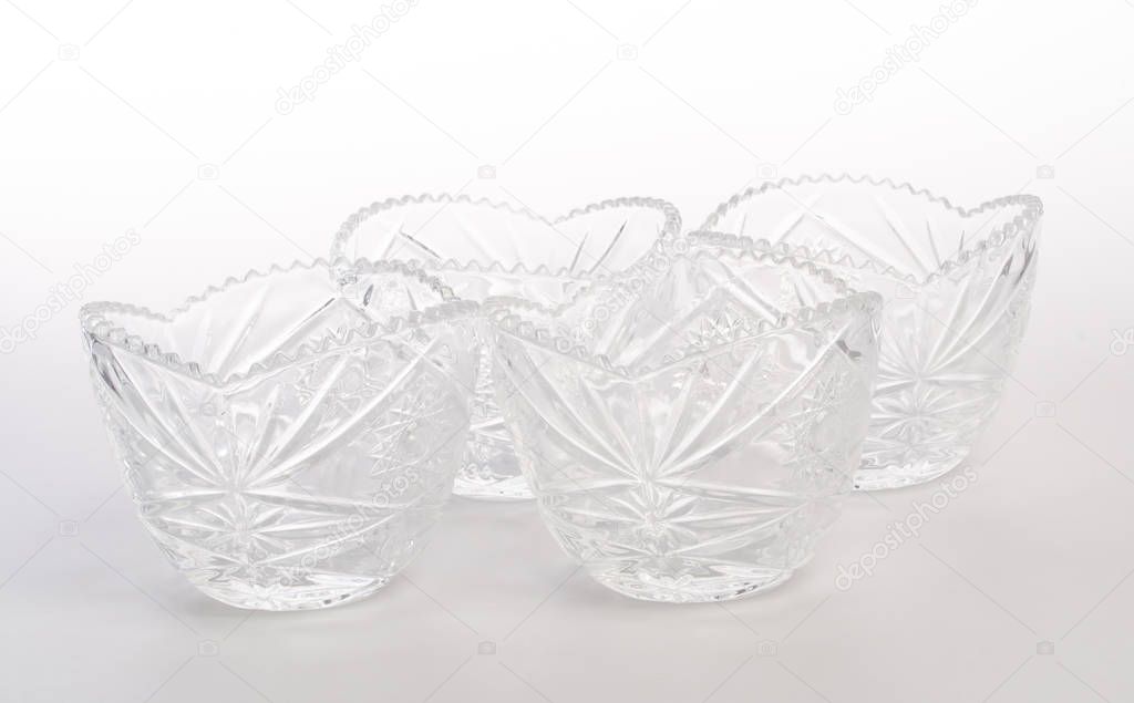 glass or candy jar on a background.