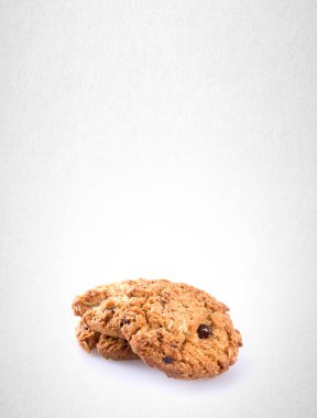 Tanımlama bilgileri veya arka plan üzerinde çikolata Çerezler