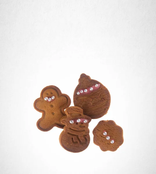 Cookie または背景にクリスマス クッキー. — ストック写真