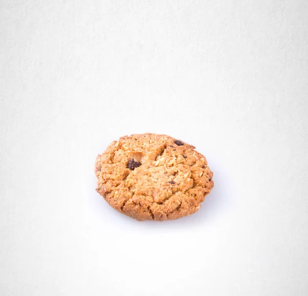 Cookies ou biscoitos de chocolate em segundo plano . — Fotografia de Stock