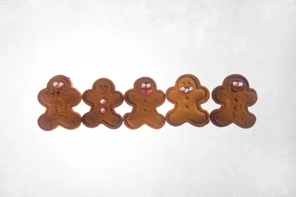 Soubor cookie nebo vánoční Cookie na pozadí. — Stock fotografie