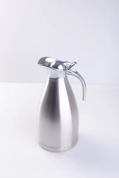 Thermo or Thermo flask on a background. — Stock Photo, Image