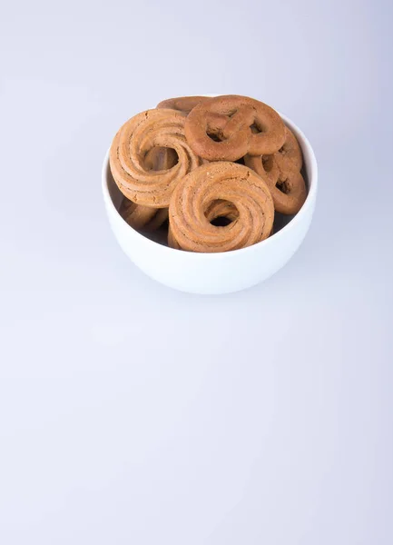 Cookie Oder Verschiedene Cookies Auf Einem Hintergrund — Stockfoto