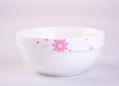 kase ya da arka plan üzerinde seramik tabak.