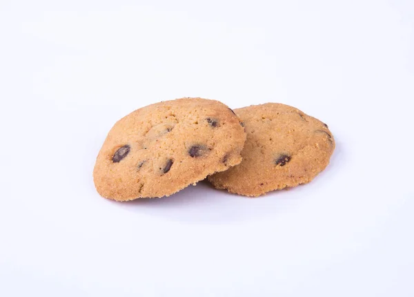 クッキーやチョコレート クッキーの背景に — ストック写真