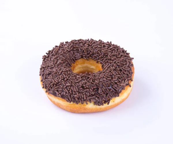 Donut oder Schokolade Donut auf einem Hintergrund. — Stockfoto