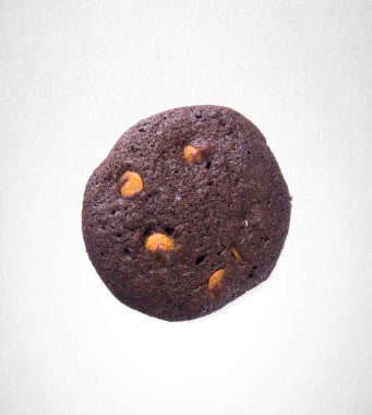 Tanımlama bilgileri veya arka plan üzerinde çikolata Çerezler.