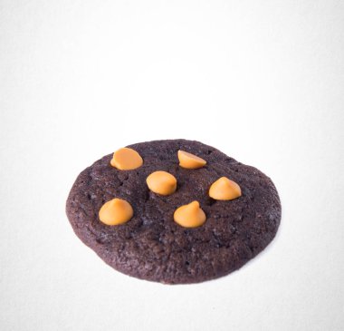 Tanımlama bilgileri veya arka plan üzerinde çikolata Çerezler.