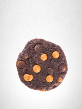 Tanımlama bilgileri veya arka plan üzerinde çikolata Çerezler.