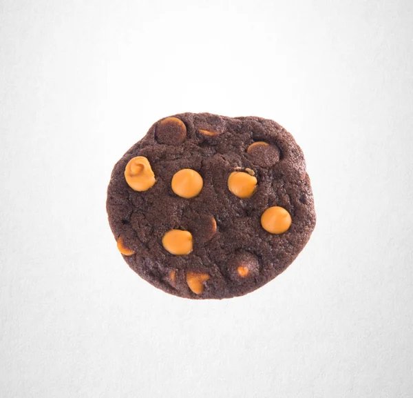 クッキーやチョコレート チップ クッキーを背景に. — ストック写真