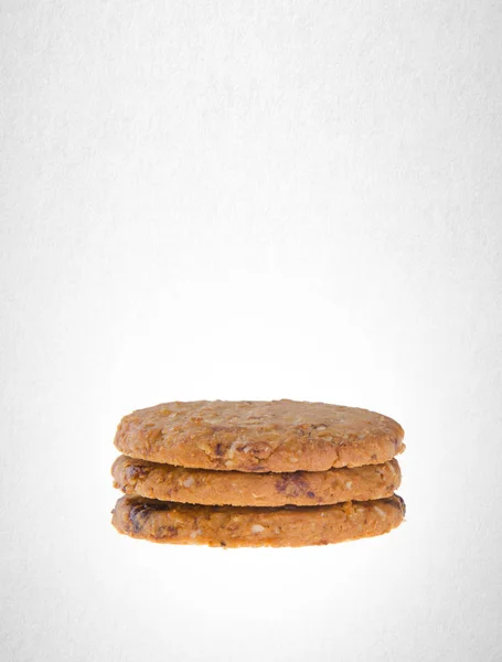 쿠키 또는 배경에 버터 쿠키. — 스톡 사진