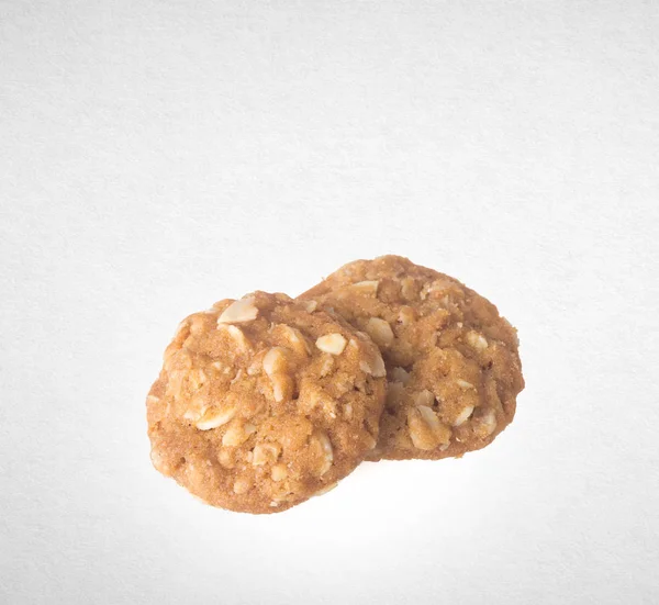 Kurabiye ya da badem çikolatalı çerezleri arka plan üzerinde.