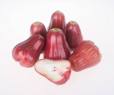 Rose elma. Rose apple arka planda