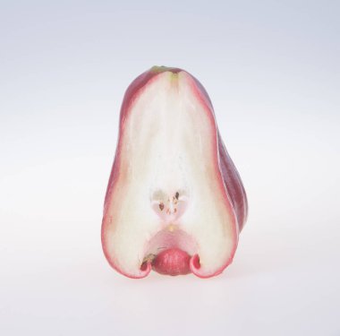 Rose elma. Rose apple arka planda