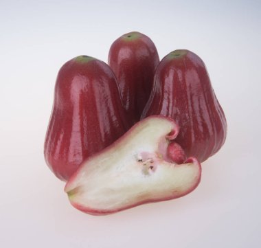 Rose elma. Rose apple arka planda