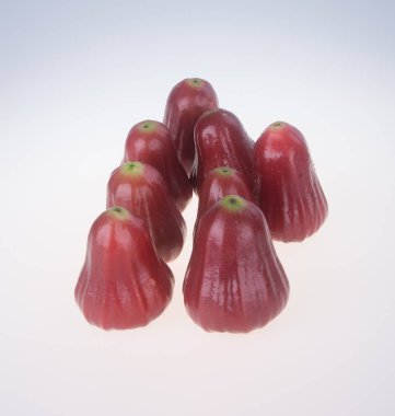 Rose elma. Rose apple arka planda