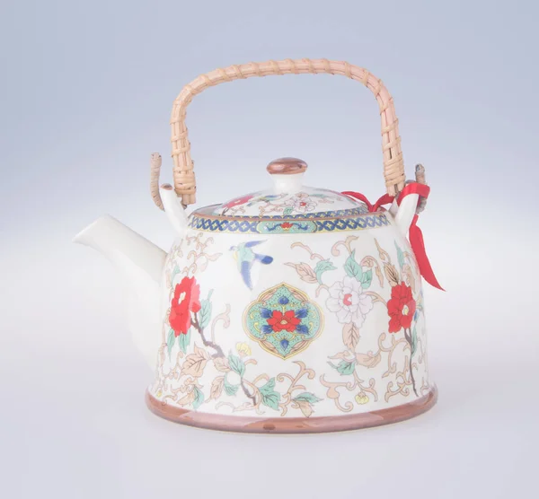 Teapot. Chinese teapot. teapot. Chinese teapot on the background — Stock Photo, Image