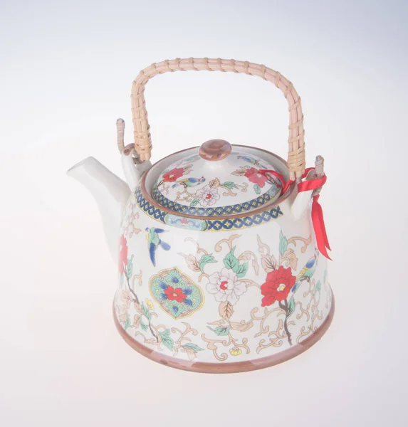 Teapot. Chinese teapot. teapot. Chinese teapot on the background Royalty Free Stock Photos