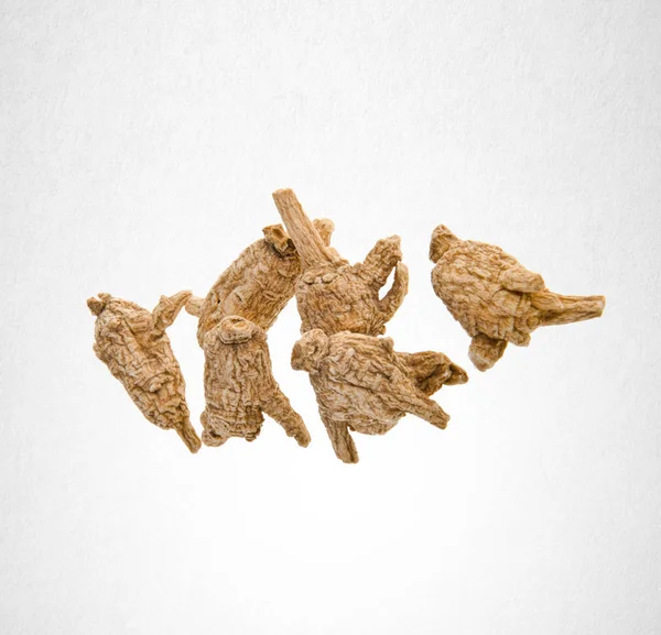 Ginseng Ginseng Seco Fondo — Foto de Stock