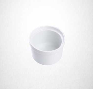 kase ya da arka plan üzerinde seramik tabak.