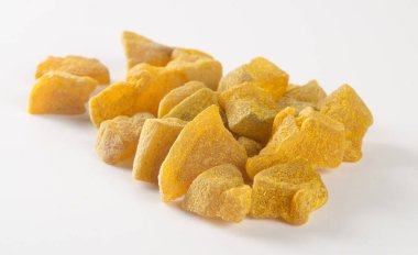 meyve ya da arka planda kuru zencefil korunmuş.