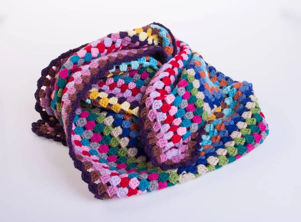 tığ işi veya bir arka plan üzerinde tığ işi battaniye.