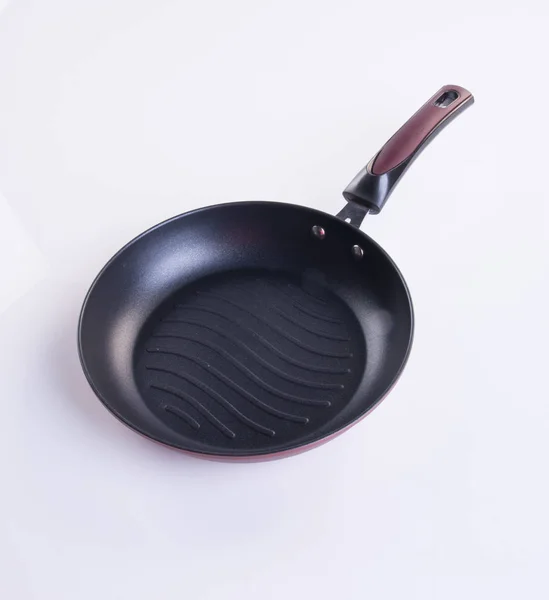 Pan eller metall pan på en bakgrund. — Stockfoto