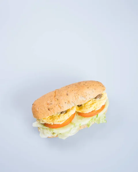 stock image sandwich or tasty egg sandwich on background.