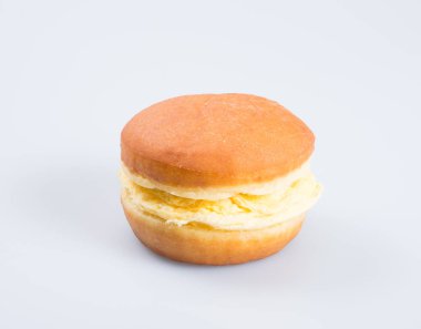 bir arka plan üzerinde Burger veya yumurta burger.