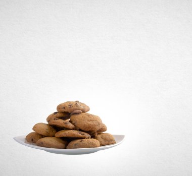 Tanımlama bilgileri veya arka plan üzerinde çikolata Çerezler