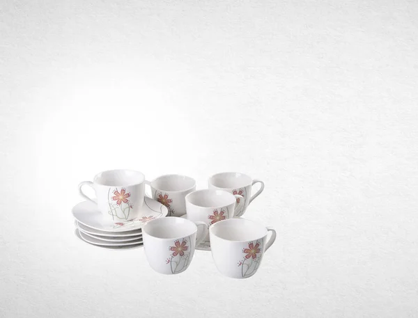 cup or cup sets on a background