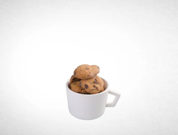 Cookies Chocolate Chips Cookies Background — Stock Photo, Image