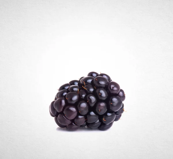 Blackberry Elszigetelt Fehér Background — Stock Fotó