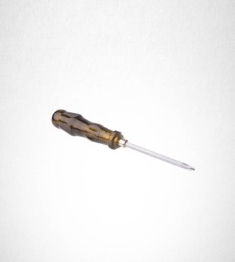 bir arka plan üzerinde tornavida veya çelik tornavida