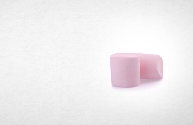 marshmallow veya marshmallow arka plan üzerinde bir grup