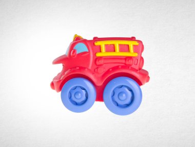 Oyuncak ya da arka planda oyuncak araba