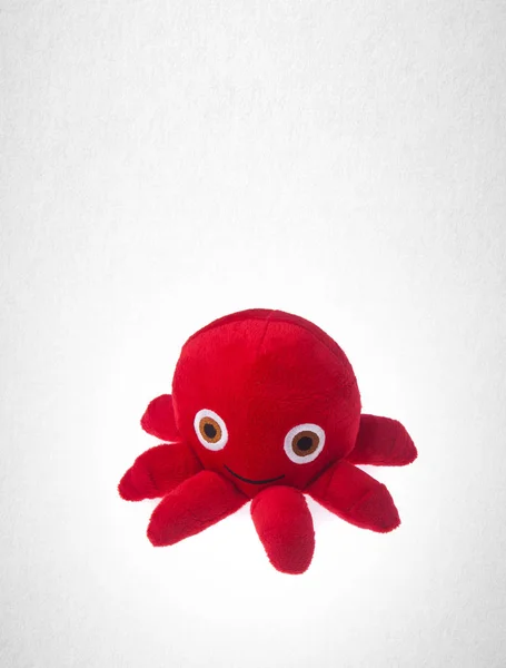 Toy Octopus Soft Toy Background — Stock Photo, Image