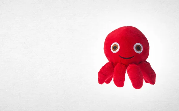 Toy Octopus Soft Toy Background — Stock Photo, Image