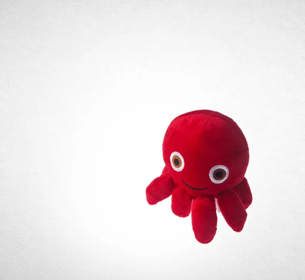 Toy Octopus Soft Toy Background — Stock Photo, Image