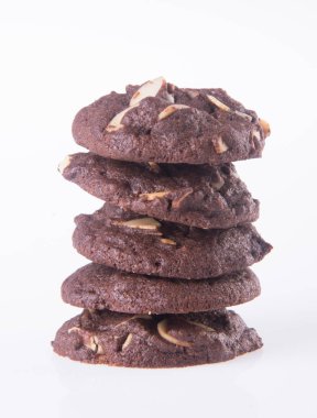 badem çikolata Çerezler özgeçmişlerine yongaları.