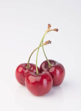 färska körsbär bär på bakgrund