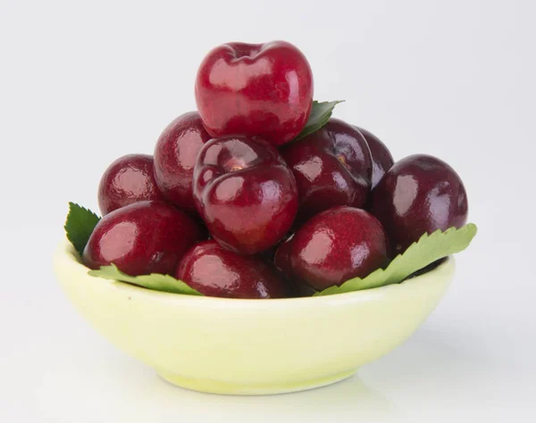 Fresh cherry berry on background — Stock Photo, Image
